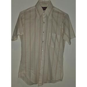 VTG 70s/80s Fingerhut Men's Short Sleeve Button-Up Shirt